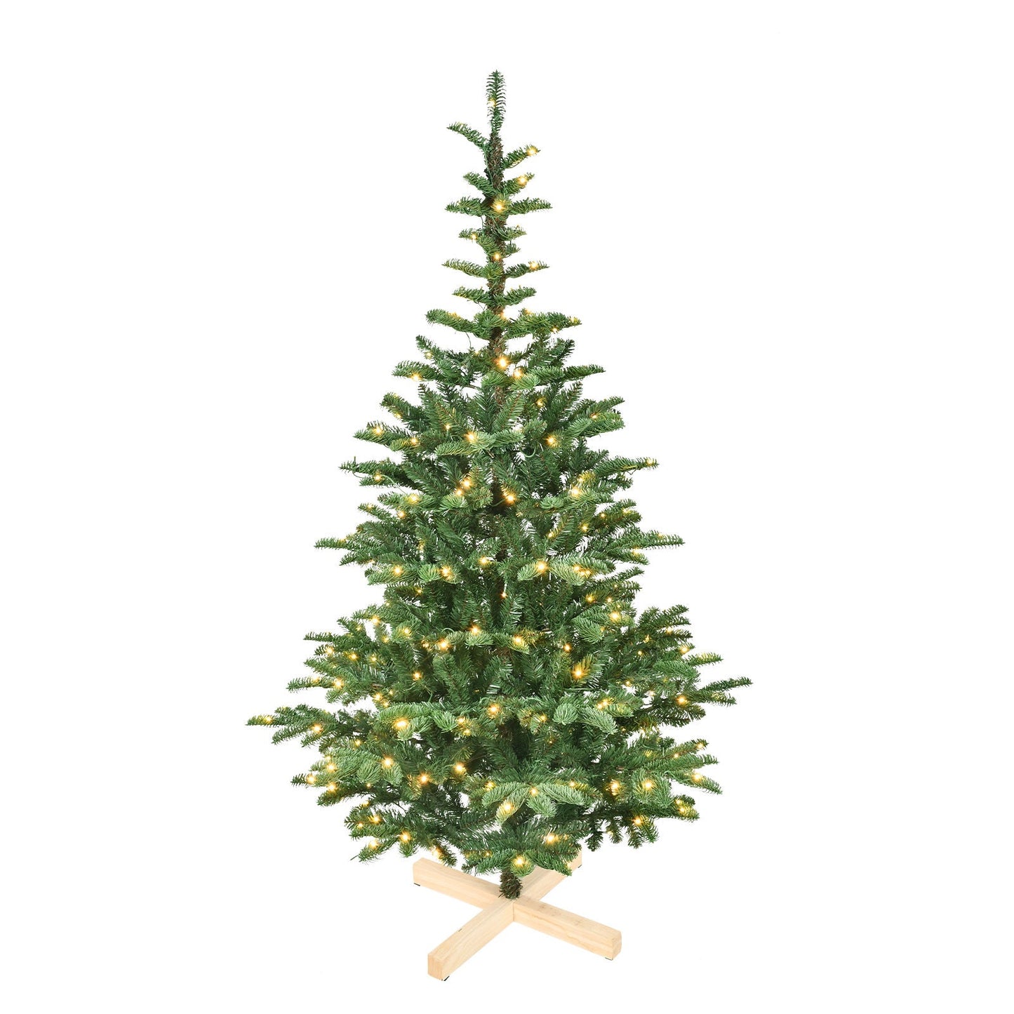 8ft Pre-Lit Christmas Tree with 500 Warm White LED Lights