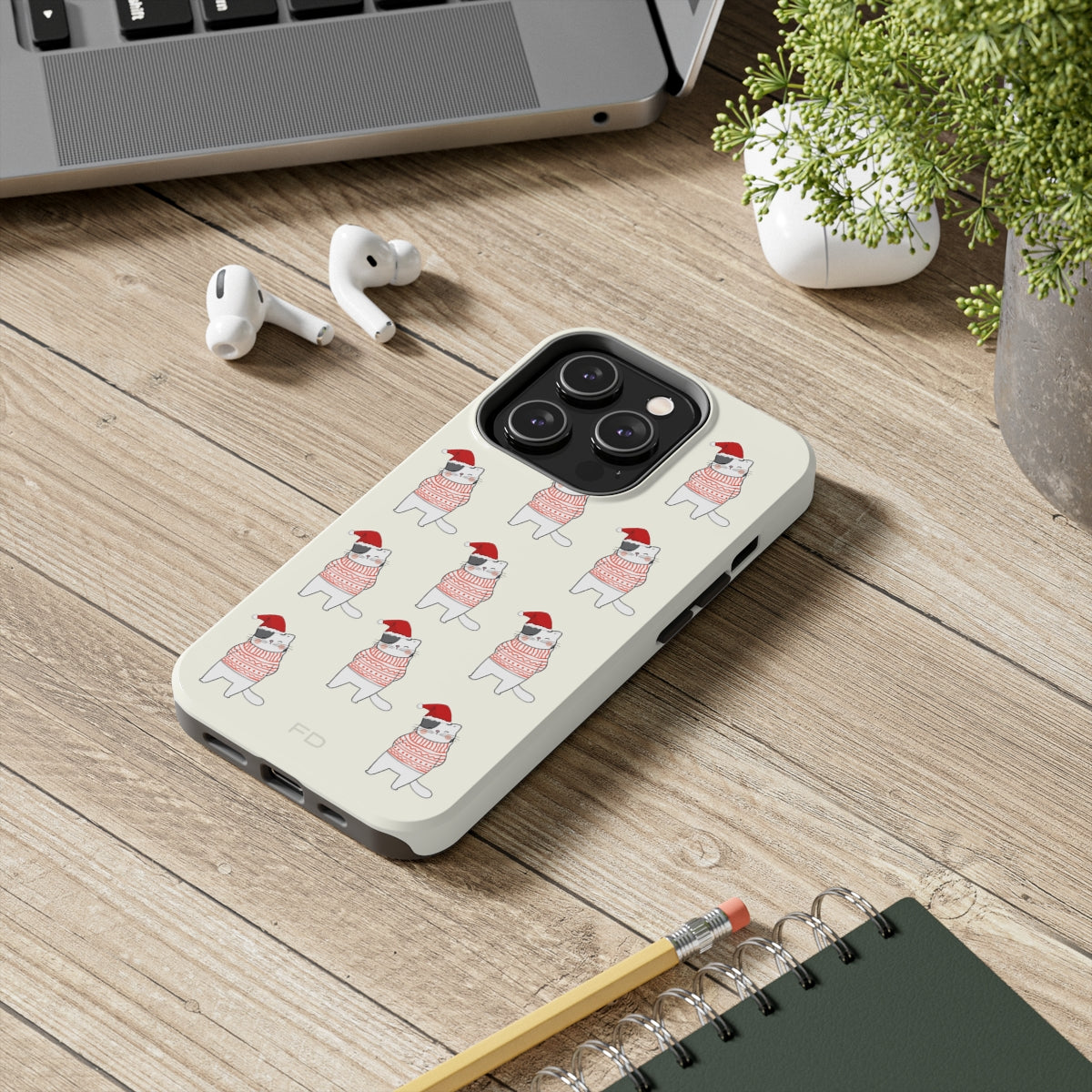 Christmas Cat Case for iPhone