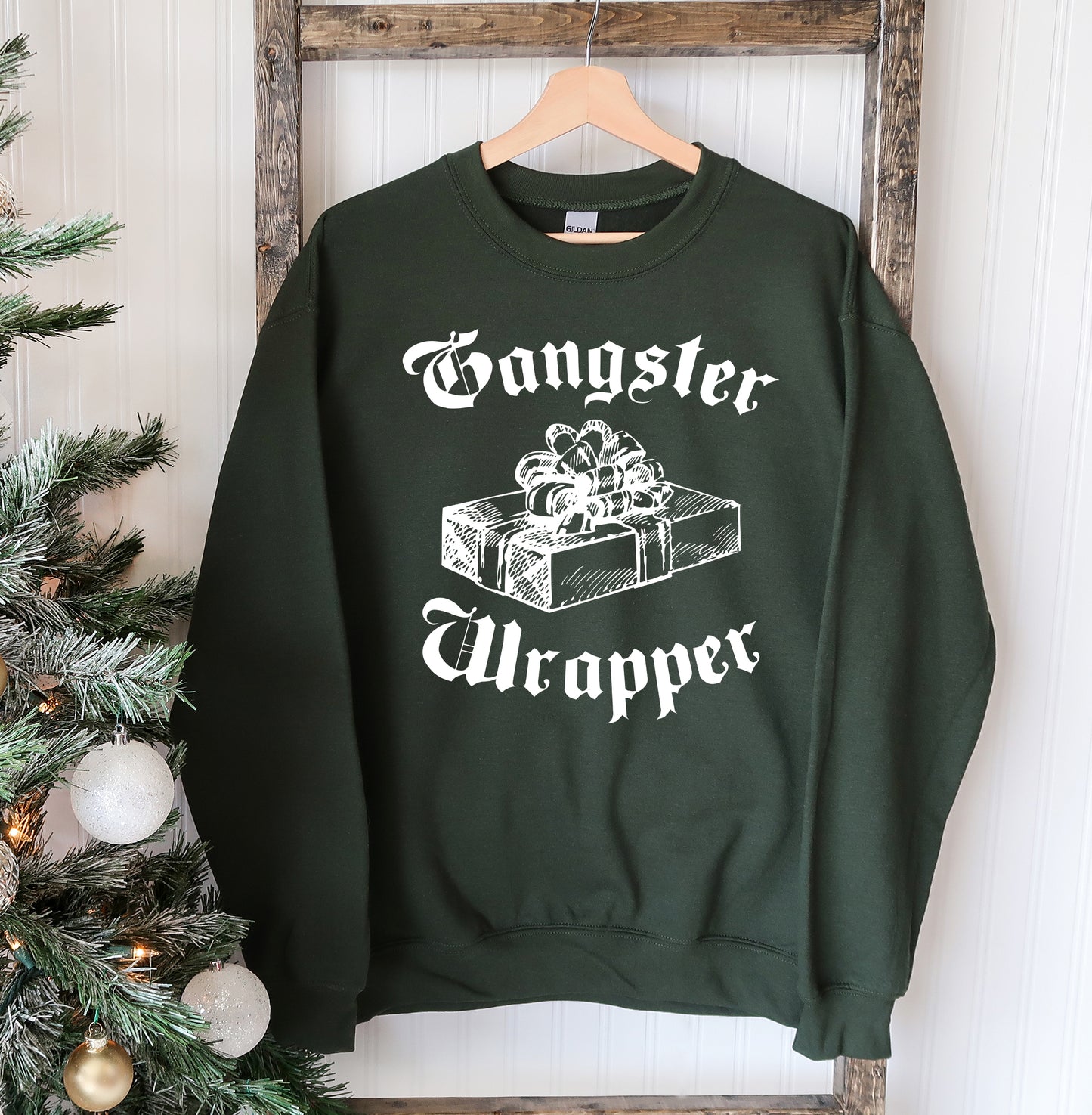 Gangster Wrapper Christmas Sweatshirt
