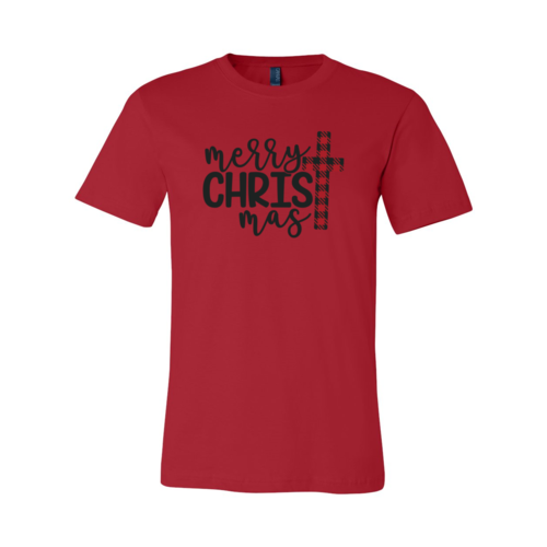 Merry Christmas Cross Tee