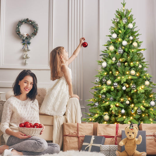 5ft Pre-Lit Christmas Tree with 250 Warm White LED Lights