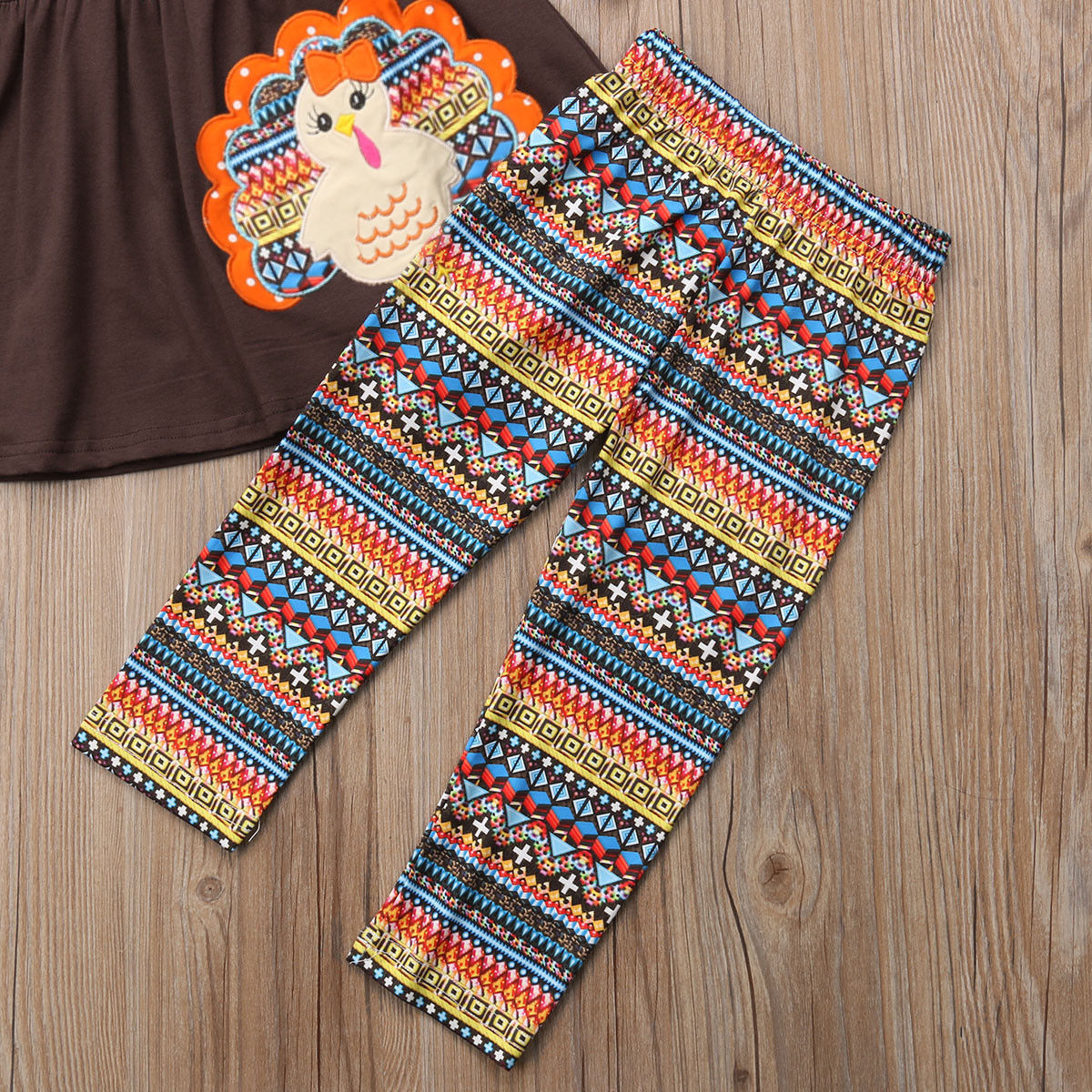 Gobble Gobble Baby Girl Thanksgiving Set
