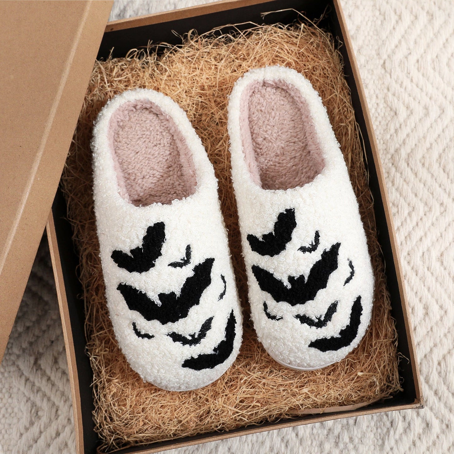 Bat Slipper Halloween House Shoes