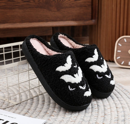 Bat Slipper Halloween House Shoes