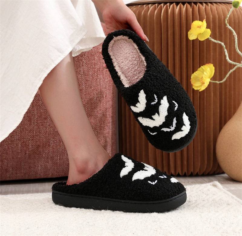 Bat Slipper Halloween House Shoes
