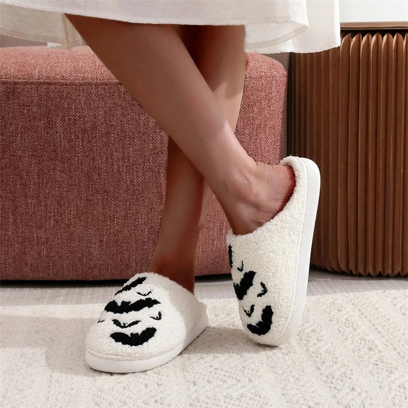 Bat Slipper Halloween House Shoes