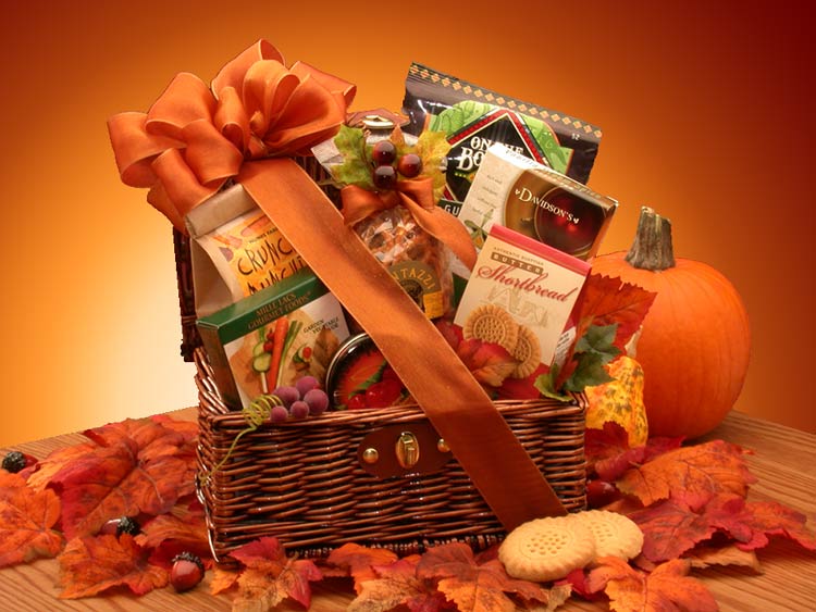 Fall Snack Chest Thanksgiving gift basket