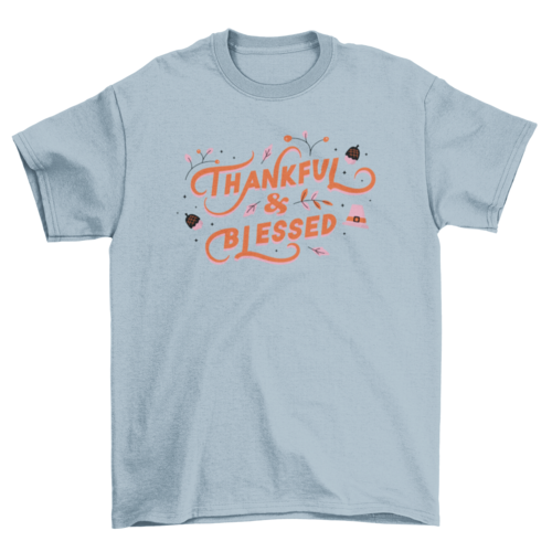 Thankful and Blessed Tee