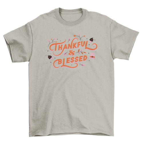 Thankful and Blessed Tee