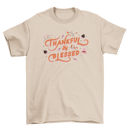 Thankful and Blessed Tee