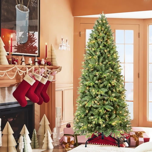 7.5FT Christmas Tree with 450 Warm White LED Lights