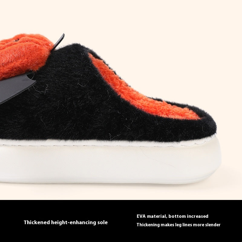 Halloween Winged Pumpkin Slippers