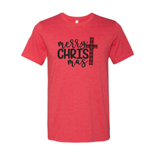 Merry Christmas Cross Tee