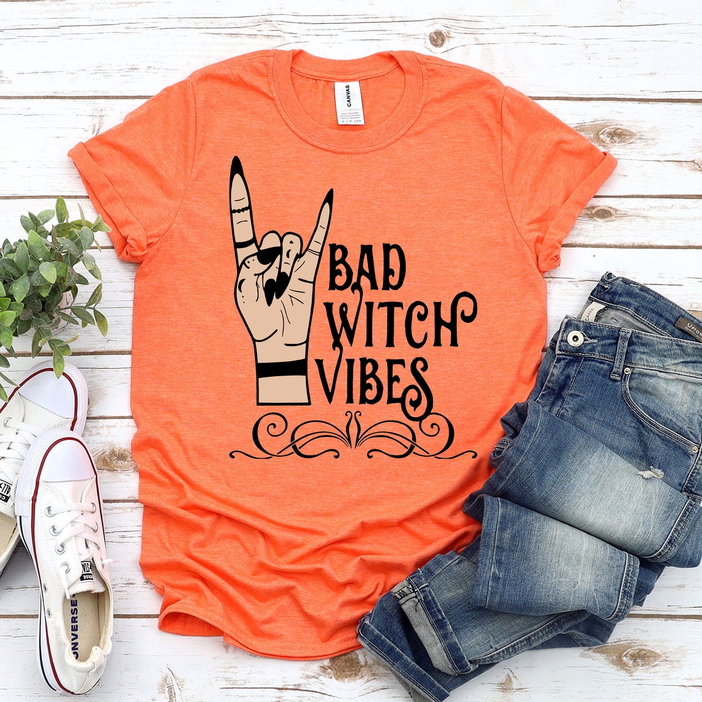 Bad Witch Vibes Halloween Tee