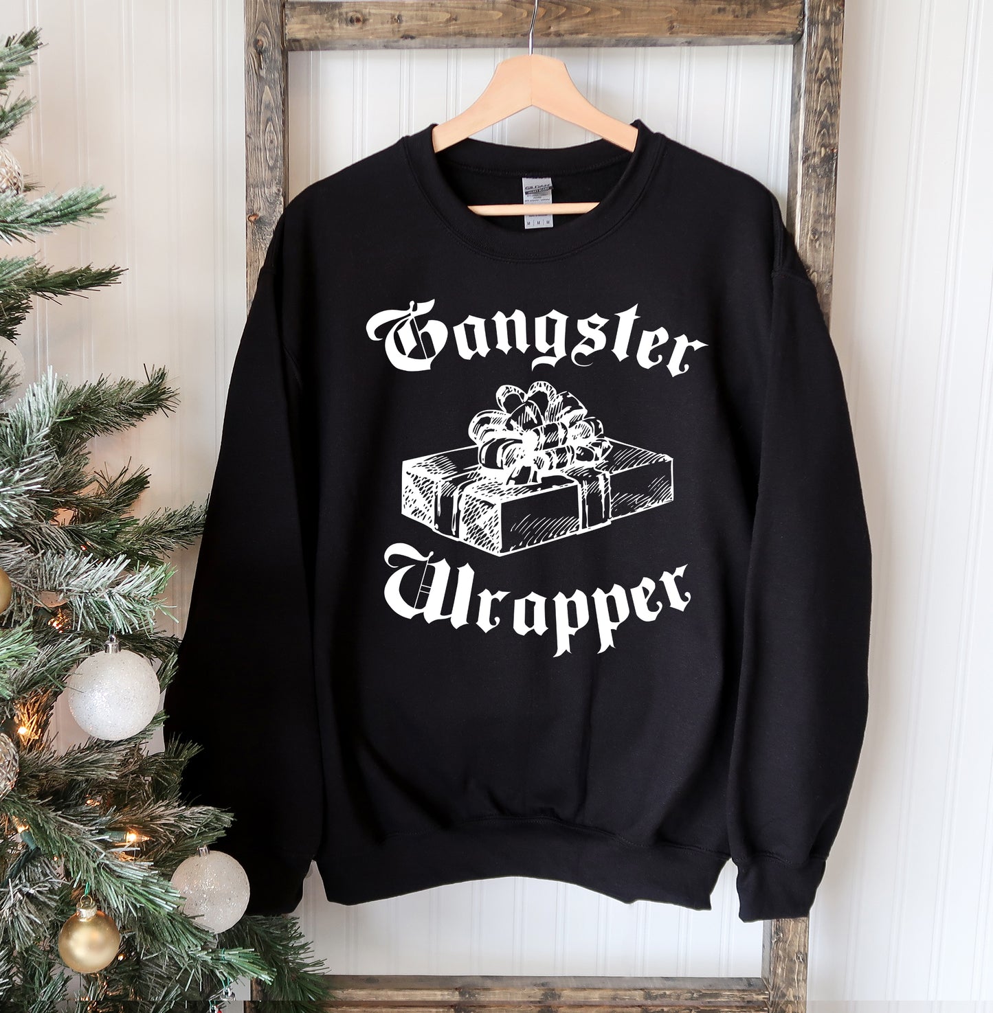 Gangster Wrapper Christmas Sweatshirt