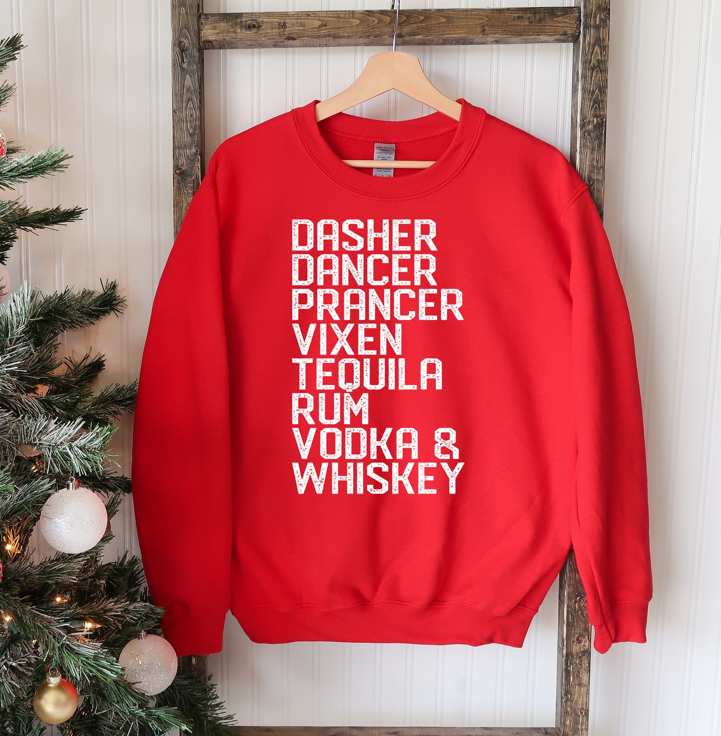 Naughty Reindeer Christmas Sweatshirt