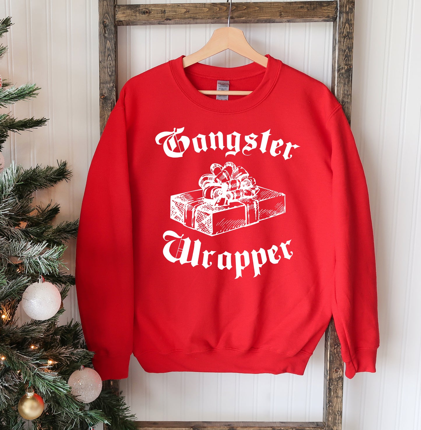 Gangster Wrapper Christmas Sweatshirt