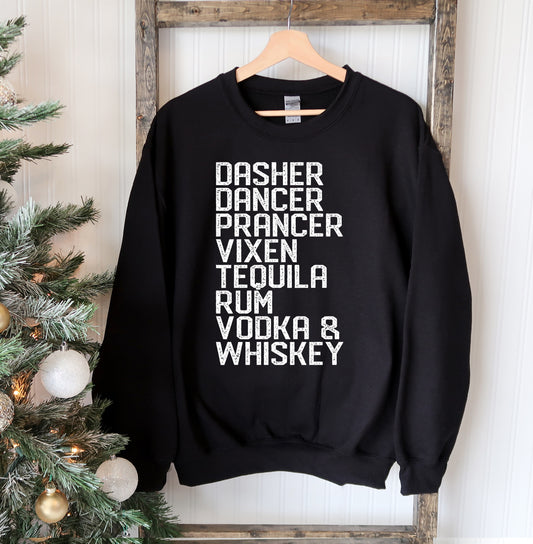Naughty Reindeer Christmas Sweatshirt
