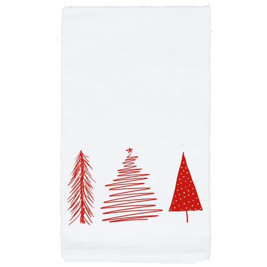 Christmas Trees Tea Towel