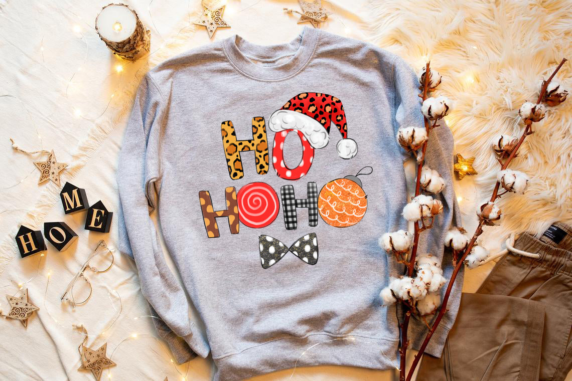 HO HO HO Christmas Sweatshirt