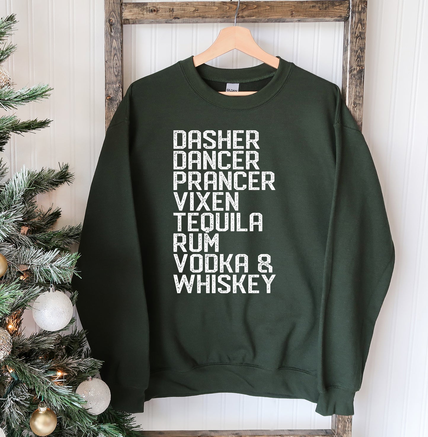 Naughty Reindeer Christmas Sweatshirt