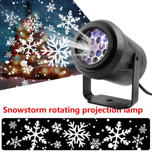 Projector Lamp Christmas Snowflake