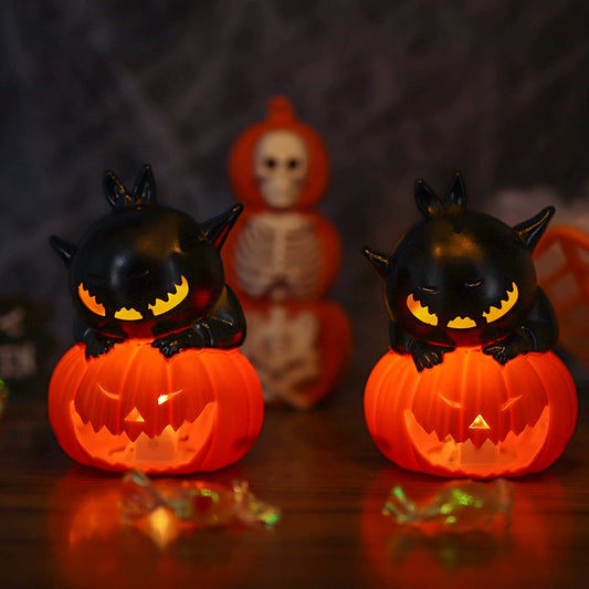Halloween Pumpkin Lantern Decoration – Electronic Candle Night Light
