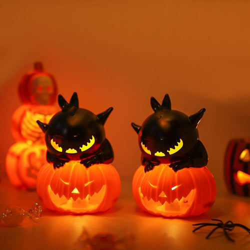 Halloween Pumpkin Lantern Decoration – Electronic Candle Night Light